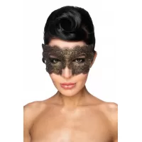 Золотистая карнавальная маска  Гомейса золотистый 