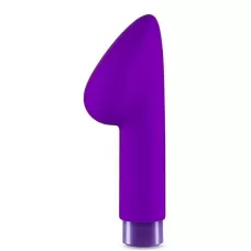 Фиолетовый вибромассажер B4 - 13,97 см фиолетовый 