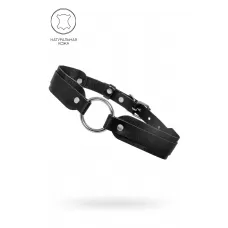 Черный кожаный чокер-ошейник со скруглёнными углами черный Черный кожаный чокер-ошейник со скруглёнными углами черный