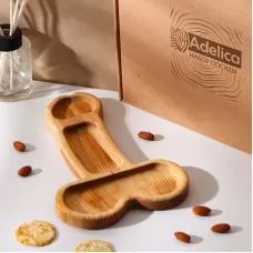 Деревянное блюдо для подачи в форме члена (25 х 16,5 х 1,7 см коричневый Деревянное блюдо для подачи в форме члена (25 х 16,5 х 1,7 см коричневый