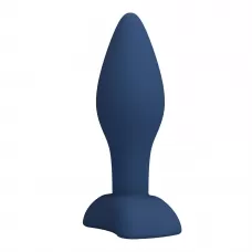 Синяя анальная пробка Bulb Plug - 10,5 см синий 