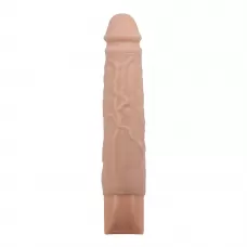 Телесный реалистичный вибратор Osric - 22,3 см телесный 