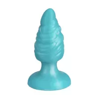 Бирюзовая анальная втулка SILEXD Fantasy Melty - 9,2 см бирюзовый 