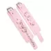 Розовые наручники с регулировкой на цепочке розовый 