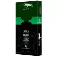 Супертонкие презервативы DOMINO Classic Ultra Light - 6 шт  