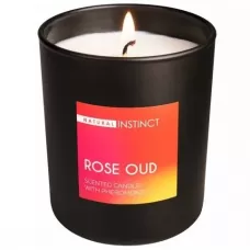 Ароматическая свеча с феромонами Natural Instinct  Роза и уд  - 180 гр  