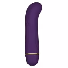 Фиолетовый G-стимулятор с вибрацией Mini G Floral - 10 см фиолетовый 