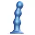 Голубая насадка Strap-On-Me Dildo Plug Balls size S голубой 