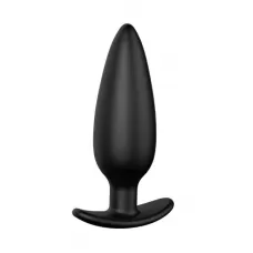 Черная анальная пробка №07 Self Penetrating Butt Plug - 12 см черный 