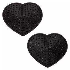Черные пэстисы в форме сердечек Heart Pasties черный 