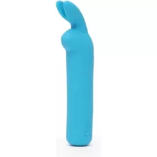 Голубая вибропуля с ушками Rechargeable Rabbit Ears Bullet Vibrator голубой 