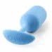 Голубая пробка для ношения B-vibe Snug Plug 3 - 12,7 см голубой 