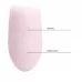 Нежно-розовый силиконовый перезаряжаемый вибромассажёр Nigel - 17,5 см нежно-розовый 