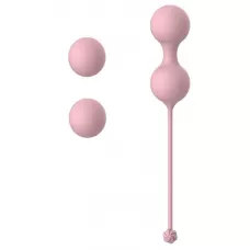 Набор розовых вагинальных шариков Love Story Diva розовый 