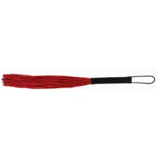 Красная плеть-флогер с черной ручкой - 50 см красный с черным 