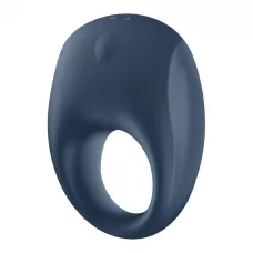 Эрекционное кольцо Satisfyer Strong One с возможностью управления через приложение темно-синий 