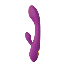 Фиолетовый вибратор HONEY BUNS с клиторальным стимулятором фиолетовый 