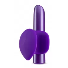 Фиолетовый вибромассажер B6 - 10,16 см фиолетовый 