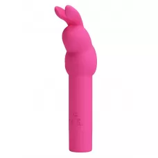 Ярко-розовый вибростимулятор в форме кролика Gerardo ярко-розовый 