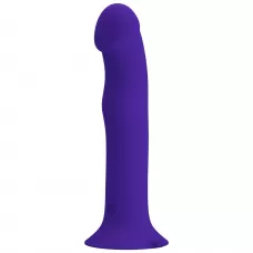 Фиолетовый вибратор с режимом боковой пульсации Murray-Youth - 19 см фиолетовый 