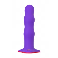 Фиолетовый фаллоимитатор Stubs Bouncer - 18,5 см фиолетовый 