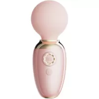 Нежно-розовый мини-вибратор с функцией нагрева Ava нежно-розовый 