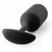Чёрная пробка для ношения B-vibe Snug Plug 3 - 12,7 см черный 