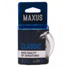 Классические презервативы в пластиковом кейсе MAXUS AIR Classic - 3 шт  