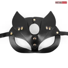 Черная игровая маска с ушками черный 