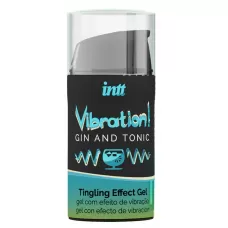 Жидкий интимный гель с эффектом вибрации Vibration! Gin   Tonic - 15 мл  