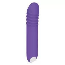 Фиолетовый светящийся G-стимулятор The G-Rave - 15,1 см фиолетовый 