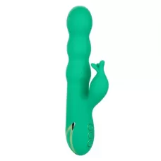 Зеленый вибромассажер-кролик Sonoma Satisfier зеленый 