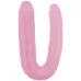 Розовый двусторонний фаллоимитатор 17.7 Inch Dildo - 22,5 см розовый 