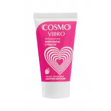 Возбуждающий гель на водно-силиконовой основе Cosmo Vibro с ароматом земляники - 25 гр  