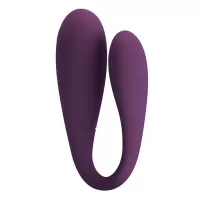 Фиолетовый вибратор для двоих August фиолетовый 