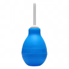 Анальный душ Enema Bulb Blue голубой с белым 