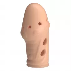 Телесная насадка на пенис Booker - 8 см телесный Телесная насадка на пенис Booker - 8 см телесный