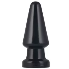 Черная анальная пробка King-Sized Anal Shocker - 19 см черный 