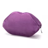 Фиолетовая микрофибровая подушка для любви Kiss Wedge фиолетовый 