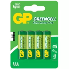 Батарейки солевые GP GreenCell AAA/R03G - 4 шт  