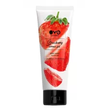 Лубрикант на водной основе OYO Aroma Gel Strawberry с ароматом клубники - 75 мл  