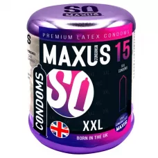 Презервативы Maxus XXL увеличенного размера - 15 шт  