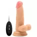 Телесный вибратор-реалистик Vibrating Realistic Cock 6  With Scrotum - 15 см телесный 