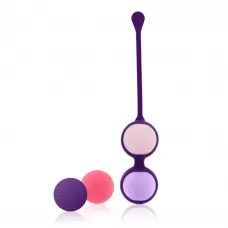 Фиолетовая оболочка с 4 сменными шариками Pussy Playballs фиолетовый 