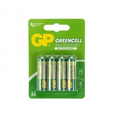 Батарейки солевые GP GreenCell AA/R6G - 4 шт  