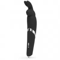 Черный вибратор Rabbit Rechargeable Wand Vibrator - 26,7 см черный 