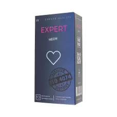 Светящиеся в темноте презервативы EXPERT Neon - 10 шт  