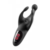 Многофункциональный стимулятор для мужчин Vibro Angel черный 