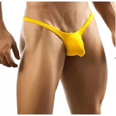 Желтые мужские трусы-стринги желтый XXL
