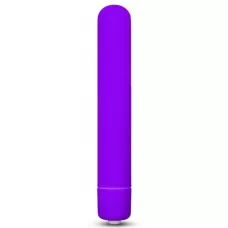 Фиолетовая вибропуля X-Basic 10 Speeds - 13 см фиолетовый 